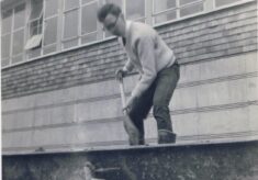 Building the 6th Form Common Room in 1962-ish
